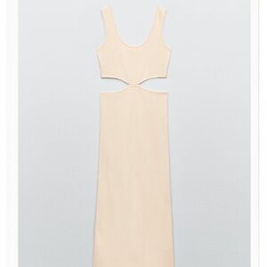 Zara Knit Cut Out dress